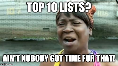 Top 10 List Ideas – Eye-Opening Lists of Everything