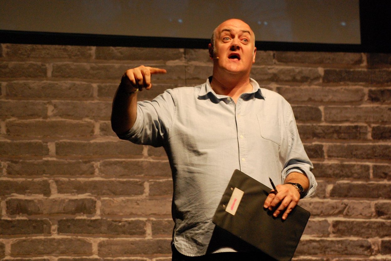 Irish comedian Dara Ó Briain at the Festival of Curiosity in Dublin